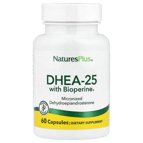 <img alt="NaturesPlus, DHEA-25 with Bioperine, 60 Capsules" title="NaturesPlus, DHEA-25 with Bioperine, 60 Capsules,"