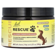 <img alt="Bach, Rescue Pet, Calming Chews, For Dogs, Peanut Butter & Apple, 60 Soft Chews, 6.35 oz (180 g)" title="Bach, Rescue Pet, Calming Chews, For Dogs, Peanut Butter & Apple, 60 Soft Chews, 6.35 oz (180 g),"
