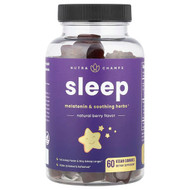 <img alt="NutraChamps, Sleep, Natural Berry, 60 Vegan Gummies" title="NutraChamps, Sleep, Natural Berry, 60 Vegan Gummies,"