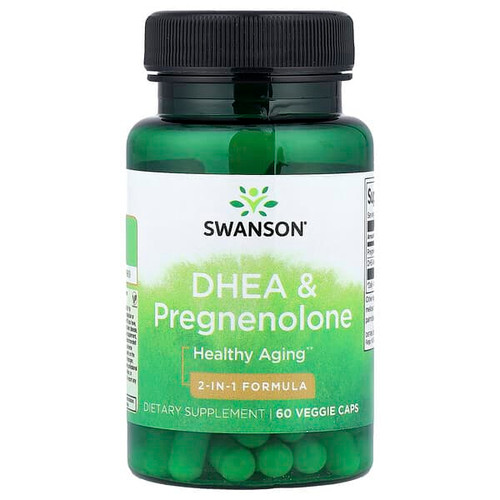 <img alt="Swanson Vitamins, DHEA & Pregnenolone, 60 Veggie Caps" title="Swanson Vitamins, DHEA & Pregnenolone, 60 Veggie Caps,"