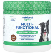 <img alt="Nutricost, Pets, Multi-Functional, For Dogs, Beef, 60 Soft Chews, 6.4 oz (180 g)" title="Nutricost, Pets, Multi-Functional, For Dogs, Beef, 60 Soft Chews, 6.4 oz (180 g),"
