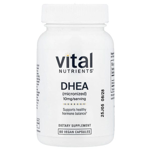 <img alt="Vital Nutrients, DHEA (Micronized), 10 mg, 60 Vegan Capsules" title="Vital Nutrients, DHEA (Micronized), 10 mg, 60 Vegan Capsules,"