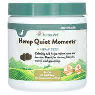 <img alt="NaturVet, Hemp Quiet Moments + Hemp Seed, For Cats, 60 Soft Chews, 3.1 oz (90 g)" title="NaturVet, Hemp Quiet Moments + Hemp Seed, For Cats, 60 Soft Chews, 3.1 oz (90 g),"