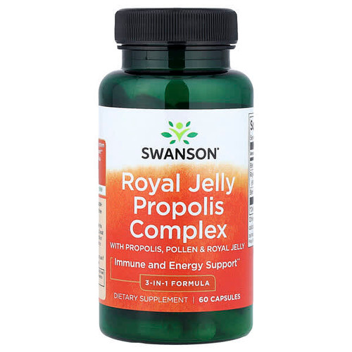 <img alt="Swanson Vitamins, Royal Jelly Propolis Complex, 60 Capsules" title="Swanson Vitamins, Royal Jelly Propolis Complex, 60 Capsules,"