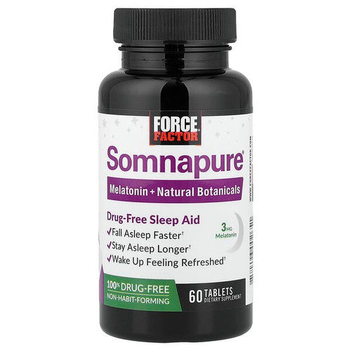 <img alt="Force Factor, Somnapure, Drug-Free Sleep Aid, 60 Tablets" title="Force Factor, Somnapure, Drug-Free Sleep Aid, 60 Tablets,"