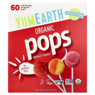 <img alt="YumEarth, Organic Pops, Variety, 60 Individually Wrapped Pops, 13.1 oz (371 g)" title="YumEarth, Organic Pops, Variety, 60 Individually Wrapped Pops, 13.1 oz (371 g),"