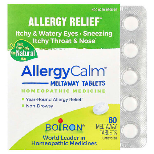 <img alt="Boiron, AllergyCalm, Unflavored, 60 Meltaway Tablets" title="Boiron, AllergyCalm, Unflavored, 60 Meltaway Tablets,"