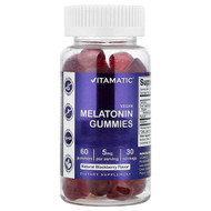 <img alt="Vitamatic, Vegan Melatonin Gummies, Natural Blackberry, 60 Gummies (2.5 mg per Gummies)" title="Vitamatic, Vegan Melatonin Gummies, Natural Blackberry, 60 Gummies (2.5 mg per Gummies),"