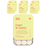 <img alt="NeuroGum, NeuroMints, Calm & Clarity, Honey Lemon, 6 Packs, 12 Pieces Each" title="NeuroGum, NeuroMints, Calm & Clarity, Honey Lemon, 6 Packs, 12 Pieces Each,"