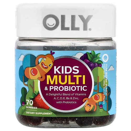<img alt="OLLY, Kids Multi & Probiotic Gummies, Yum Berry Punch, 70 Gummies" title="OLLY, Kids Multi & Probiotic Gummies, Yum Berry Punch, 70 Gummies,"