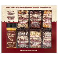 <img alt="Amish Country Popcorn, Variety Set Popcorn with Shaker of Ballpark Style Popcorn Salt, 7 Pieces" title="Amish Country Popcorn, Variety Set Popcorn with Shaker of Ballpark Style Popcorn Salt, 7 Pieces,"