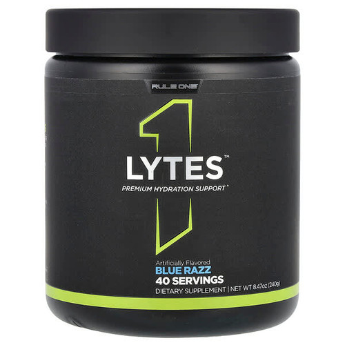 <img alt="Rule One Proteins, Lytes, Blue Razz, 8.47 oz (240 g)" title="Rule One Proteins, Lytes, Blue Razz, 8.47 oz (240 g),"