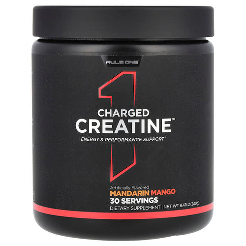 <img alt="Rule One Proteins, Charged Creatine, Mandarin Mango, 8.47 oz (240 g)" title="Rule One Proteins, Charged Creatine, Mandarin Mango, 8.47 oz (240 g),"