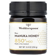 <img alt="Wedderspoon, Raw Manuka Honey, MGO 850+, 8.8 oz (250 g)" title="Wedderspoon, Raw Manuka Honey, MGO 850+, 8.8 oz (250 g),"