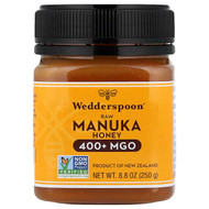 <img alt="Wedderspoon, Raw Manuka Honey, MGO 400+, 8.8 oz (250 g)" title="Wedderspoon, Raw Manuka Honey, MGO 400+, 8.8 oz (250 g),"