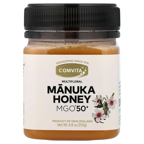 <img alt="Comvita, Multifloral Manuka Honey, MGO 50+, 8.8 oz (250 g)" title="Comvita, Multifloral Manuka Honey, MGO 50+, 8.8 oz (250 g),"