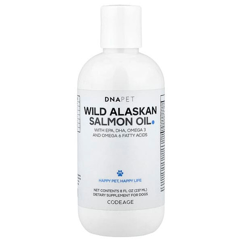 <img alt="Codeage, DNA Pet, Wild Alaskan Salmon Oil, For Dogs, 8 fl oz (237 ml)" title="Codeage, DNA Pet, Wild Alaskan Salmon Oil, For Dogs, 8 fl oz (237 ml),"