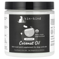 <img alt="Kin+Kind, Coconut Oil, For Dogs & Cats, 8 fl oz (236.5 ml)" title="Kin+Kind, Coconut Oil, For Dogs & Cats, 8 fl oz (236.5 ml),"