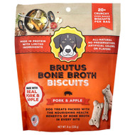 <img alt="Brutus Bone Broth, Biscuits, For Dogs, Pork & Apple, 8 oz (226 g)" title="Brutus Bone Broth, Biscuits, For Dogs, Pork & Apple, 8 oz (226 g),"