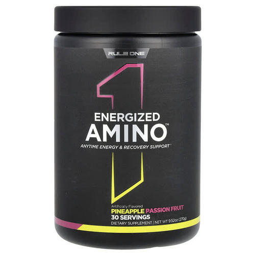 <img alt="Rule One Proteins, Energized Amino, Pineapple Passion Fruit, 9.52 oz (270 g)" title="Rule One Proteins, Energized Amino, Pineapple Passion Fruit, 9.52 oz (270 g),"