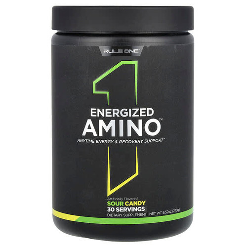 <img alt="Rule One Proteins, Energized Amino, Sour Candy, 9.52 oz (270 g)" title="Rule One Proteins, Energized Amino, Sour Candy, 9.52 oz (270 g),"
