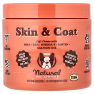 <img alt="Natural Dog Company, Skin & Coat, For Dogs, All Ages, 90 Soft Chewable Bites, 9.5 oz (270 g)" title="Natural Dog Company, Skin & Coat, For Dogs, All Ages, 90 Soft Chewable Bites, 9.5 oz (270 g),"