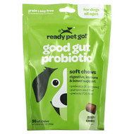 <img alt="Ready Pet Go, Good Gut Probiotic, For Dogs, All Ages, Zesty Cheese, 90 Soft Chews, 12.7 oz (360 g)" title="Ready Pet Go, Good Gut Probiotic, For Dogs, All Ages, Zesty Cheese, 90 Soft Chews, 12.7 oz (360 g),"