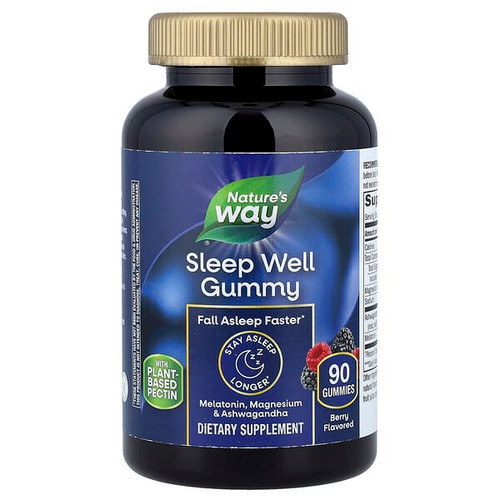 <img alt="Natures Way, Sleep Well Gummy, Berry, 90 Gummies" title="Natures Way, Sleep Well Gummy, Berry, 90 Gummies,"