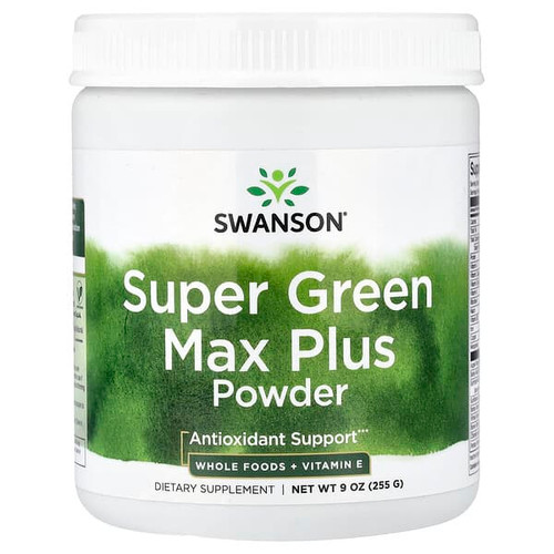 <img alt="Swanson Vitamins, Super Green Max Plus Powder, 9 oz (255 g)" title="Swanson Vitamins, Super Green Max Plus Powder, 9 oz (255 g),"