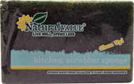 3 PACK OF Natural Value Kitchen Scrubber Sponge -- 1 Sponge