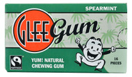 3 PACK of Glee Gum All Natural Chewing Gum Spearmint -- 16 Pieces