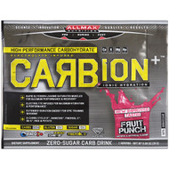 ALLMAX Nutrition, CARBion+, Maximum Strength Electrolyte + Hydration Energy Drink, Fruit Punch, Trial Size, 0.99 oz (28 g)