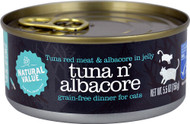 Natural Value Grain Free Dinner for Cats Tuna 'N Albacore - 5.5 oz
