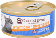 Catered Bowl Always Antibiotic Free Premium Cat Food Turkey Recipe - 5.5 oz