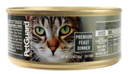 3 PACK of PetGuard Canned Cat Food Premium Feast Dinner -- 5.5 oz