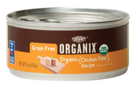 Castor & Pollux, Organix Grain Free Adult Cat Food,  Organic Chicken Pate Recipe - 5.5 oz