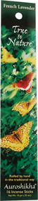 3 PACK of Auroshikha True To Nature Incense French Lavender -- 16 Sticks
