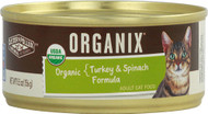 Castor & Pollux, Organix Adult Cat Food Canned,  Turkey and Spinach - 5.5 oz