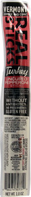 3 PACK of Vermont Smoke and Cure Turkey Stick Gluten Free Uncured Pepperoni -- 1 oz