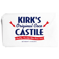 3 PACK of Kirks, 100% Premium Coconut Oil Gentle Castile Soap, Original Fresh Scent, 1.13 oz (32 g)