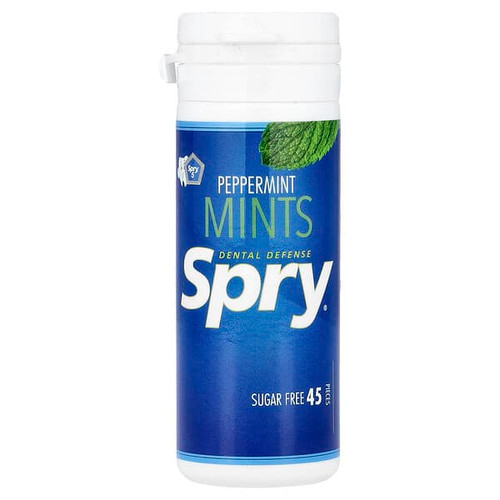 <img alt="3 PACK of Xlear, Dental Defense Spry Mints, Peppermint, 45 Pieces" title="3 PACK of Xlear, Dental Defense Spry Mints, Peppermint, 45 Pieces,700596000971"