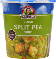 3 PACK of Dr. McDougalls Big Cup Vegan Soup Split Pea -- 2.5 oz