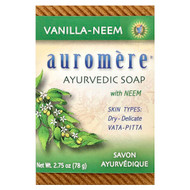 <img alt="Auromere, Ayurvedic Bar Soap with Neem, Vanilla-Neem, 2.75 oz (78 g)" title="Auromere, Ayurvedic Bar Soap with Neem, Vanilla-Neem, 2.75 oz (78 g),027275400045"