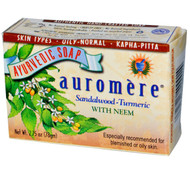 3 PACK of Auromere, Ayurvedic Soap, with Neem, Sandal-Turmeric, 2.75 oz (78 g)
