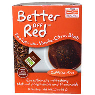 3 PACK of Now Foods, Real Tea, Better Off Red, Caffeine-Free, 24 Tea Bags, 1.7 oz (48 g)
