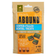 Abound Center-Filled Dental Treats Oven Roasted Chicken - 2.1 oz