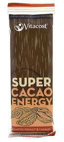 Vitaco Super Cacao Energy Bar With Roasted Peanut, Caramel & Bioenergy Ribose - 1 oz (28 g)