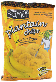 3 PACK of Samai Plantain Chips Naturally Sweet -- 5 oz