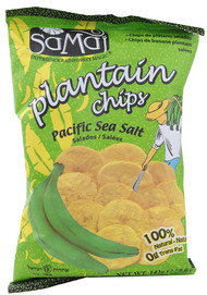 3 PACK of Samai Plantain Chips Pacific Sea Salt -- 5 oz