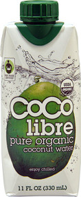 Coco Libre, Pure Organic Coconut Water,  Unflavored - 11 fl oz